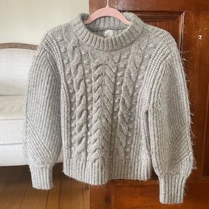 Textured Gray Sweater
